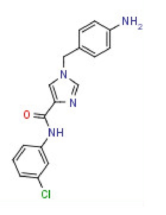 1-(4-Aminobenzyl)-n-(3-chlorophenyl)-1h-imidazole- 4-carboxamide