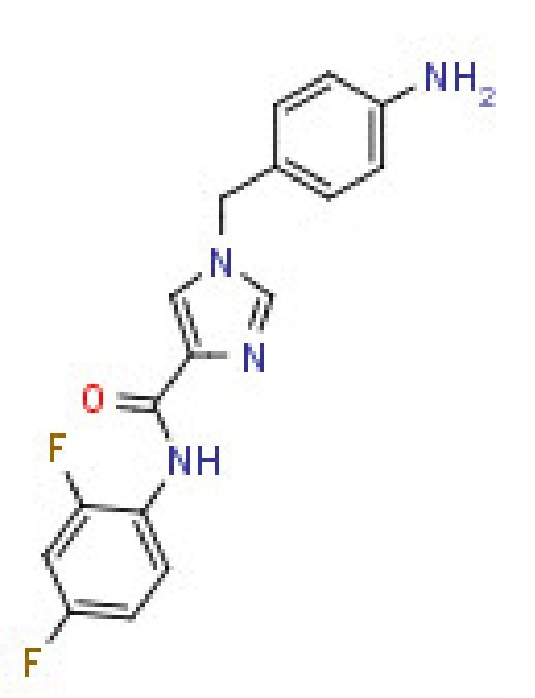 1-(4-Aminobenzyl)-n-(2,4-difluorophenyl)- 1h-imidazole-4-carboxamide