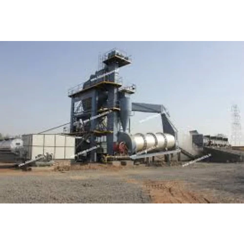 Asphalt Batch Mix Plant - Mild Steel, 80 to 300 TPH Capacity, Yellow Color | Automatic Grade, 1 Year Warranty