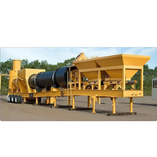 Alfa Asphalt Plant - Mild Steel, 45 to 60 TPH Capacity | Yellow, Automatic, 1 Year Warranty