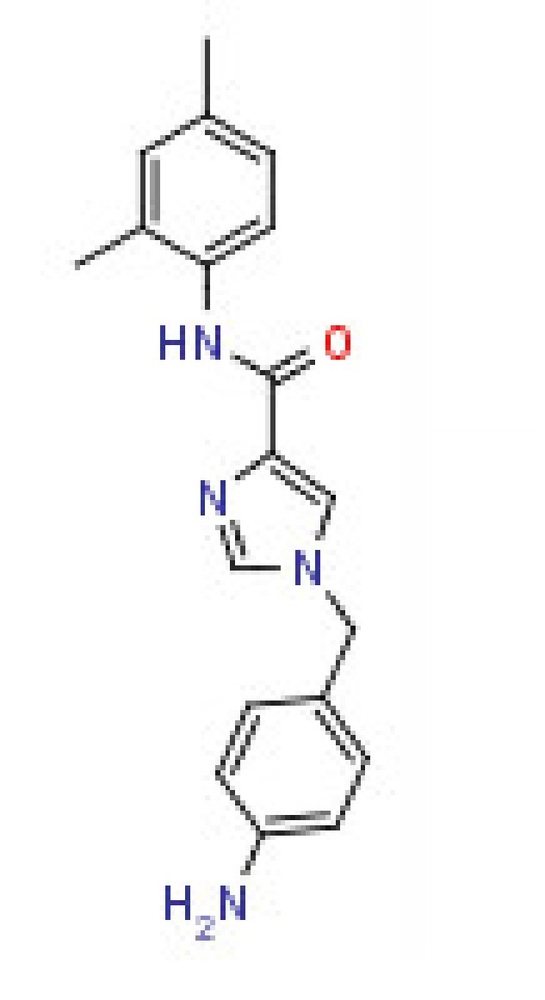 1-(4-Aminobenzyl)-n-(2,4-dimethylphenyl)- 1h-imidazole-4-carboxamide