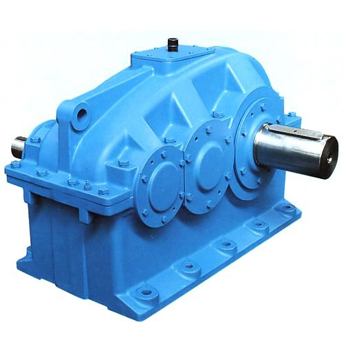Helical Gearbox - Steel, Blue Color, Helical Gear Tooth Profile | Industrial Usage with Enhanced Durability and Performance