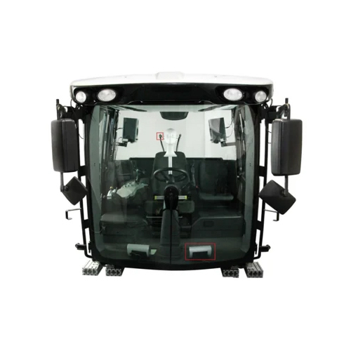 Excavator Front Glass Window - Color: Transparent