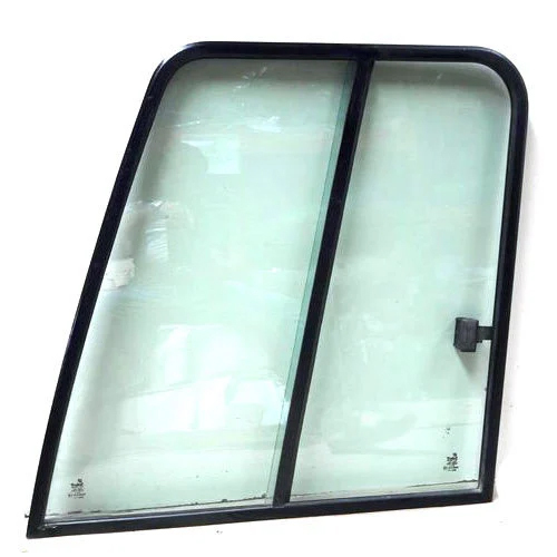 Excavator Side Sliding Glass Window - Color: Transparent