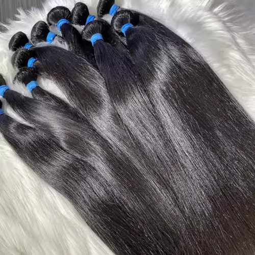 Straight Human Hair extensions Bundles Indian Remy & Brazilian Textures