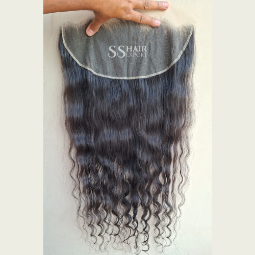 Curly Hair Weave Frontal Lace Front 3x4in Sew In Weave Human Hair Extensions