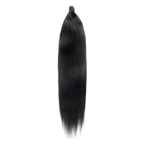 100 % High Quality Natural South Indian Temple Remy Ponytail Hair