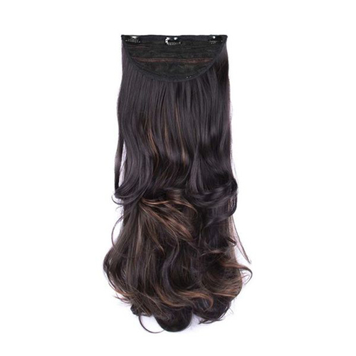 wavy clip In Hair Extensions Remy Human Hair One Piece Set 30in | 100gm
