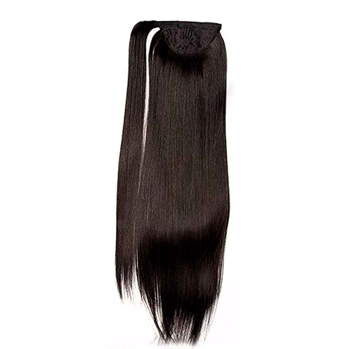 Realistic Hair Extensions Wrap Around  Ponytail Human Hair Fake Hair Piece 18inch
