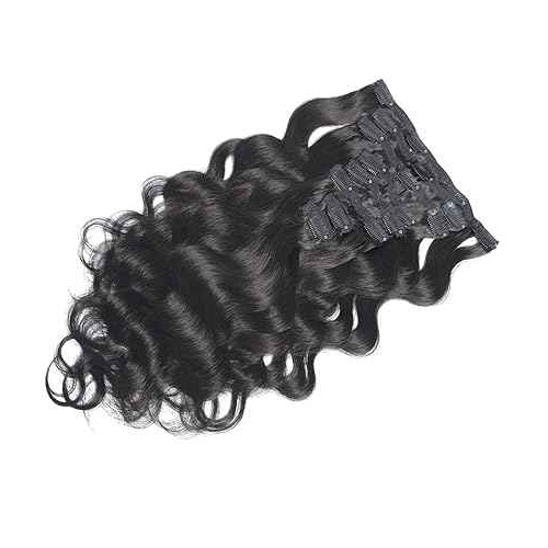 100% Cuticle Aligned Wavy 18 Clip In Hair Extension