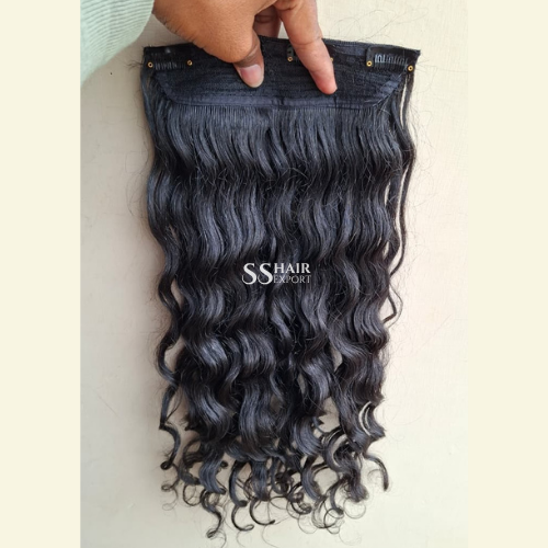 Curly Hair Extensions for Thick Hair Clip In Raw Human Hair Wholesale Supplie