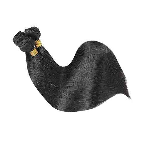 Silky Straight Black Remy Virgin Human Hair Bundle 26in | 100gm