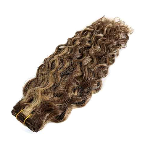 Ombre Deep Wave Currly Hair Bundles Human Hair Weaves Sewn In Weft Extensions
