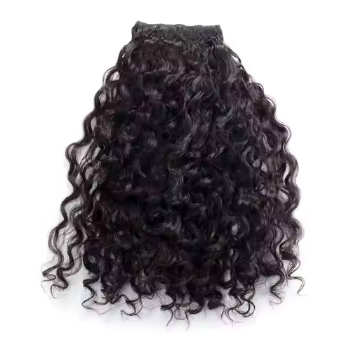 Natural Black Curly Hair Extension