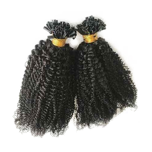 Curly U-Tip Hair Extension 22in | 100g Human Hair Keratin Pre-Bonded Hot Fusion