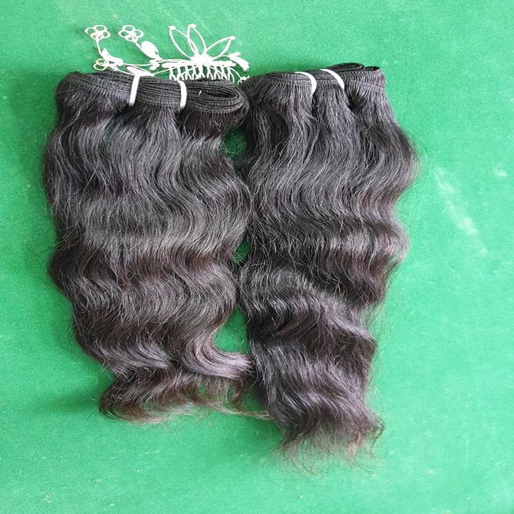 Natural Wavy Hair Bundles Human Hair Weaves Sew In Weft Extensions