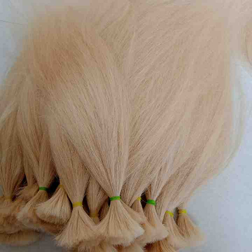 Virgin Blonde Bulk Human Hair Extension 18-36inch Unweft Weaving Braids