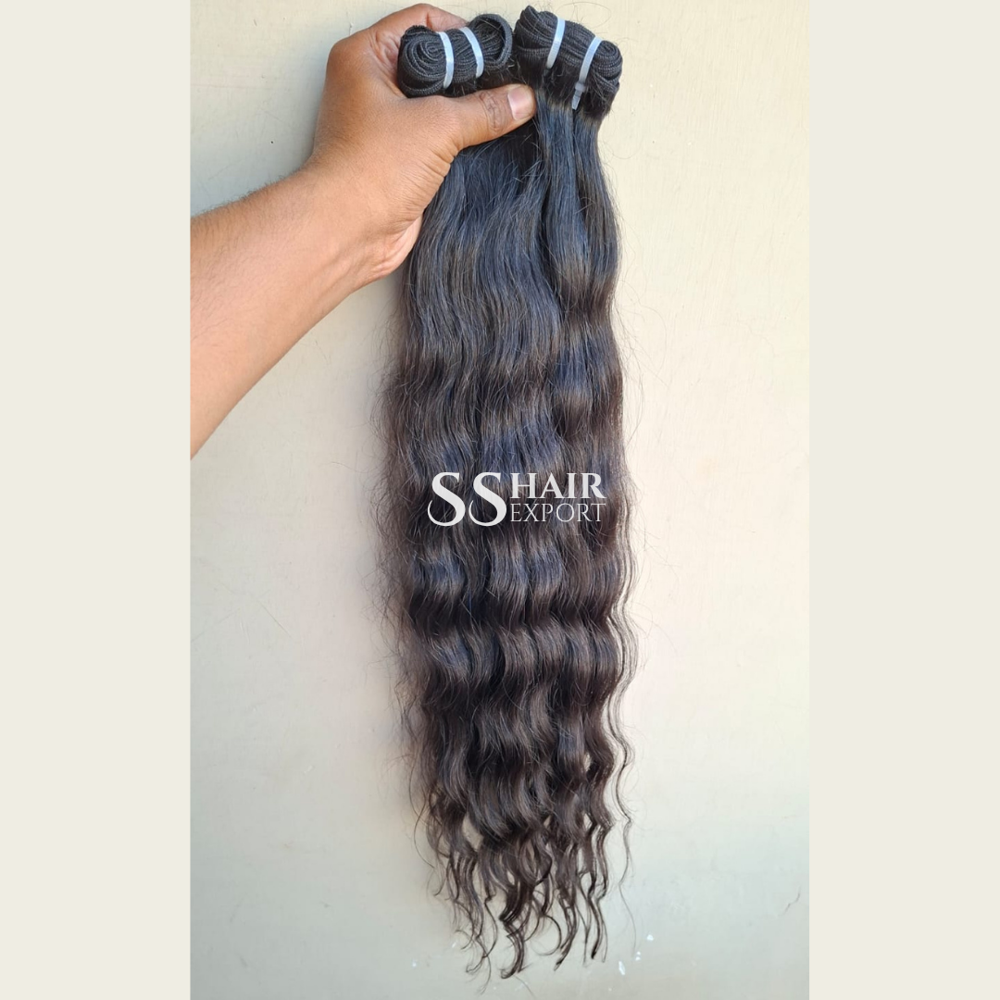 Hair Bundles Human Hair Weaves Sewn In Weft Extensions