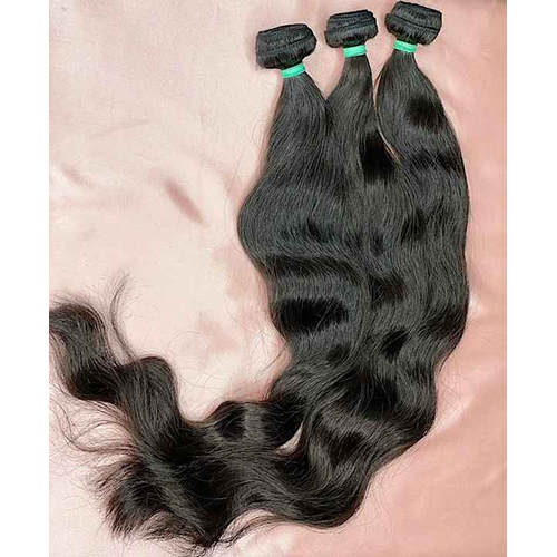 100% Unprocessed South Indian Temple Pure Remy Weft Hair - Application: Personal