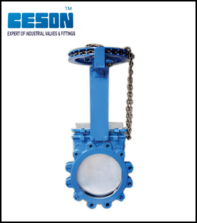 Pulp Valve For Paper Industries - Color: Blue