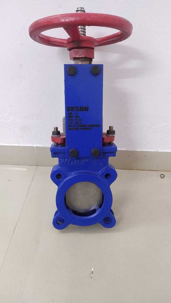 Pulp Valve For Paper Industries - Color: Blue