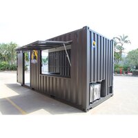 20ft Container Shop - Color: Grey