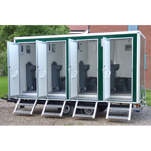 4 Westerm Container Toilets - Color: Green