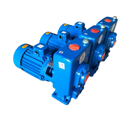 Self Priming Mud Monoblock Pump - Color: Blue