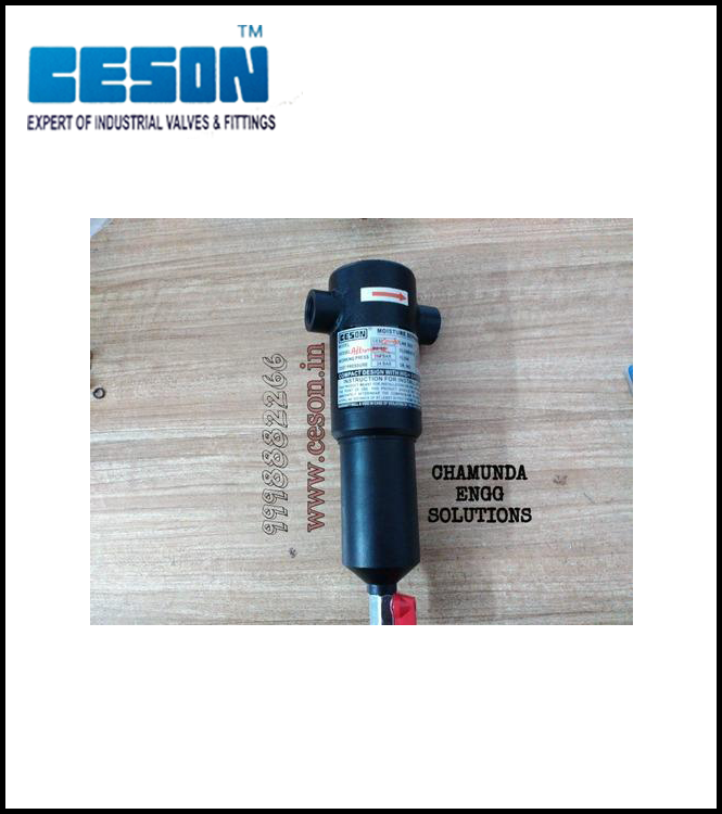 Combo Moisture Separator - Color: Black