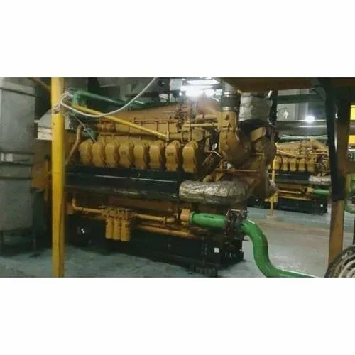 Used Caterpillar Natural Gas Generator - Color: Yellow