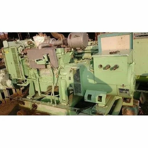 Used Cummins Diesel Generator - Color: Green