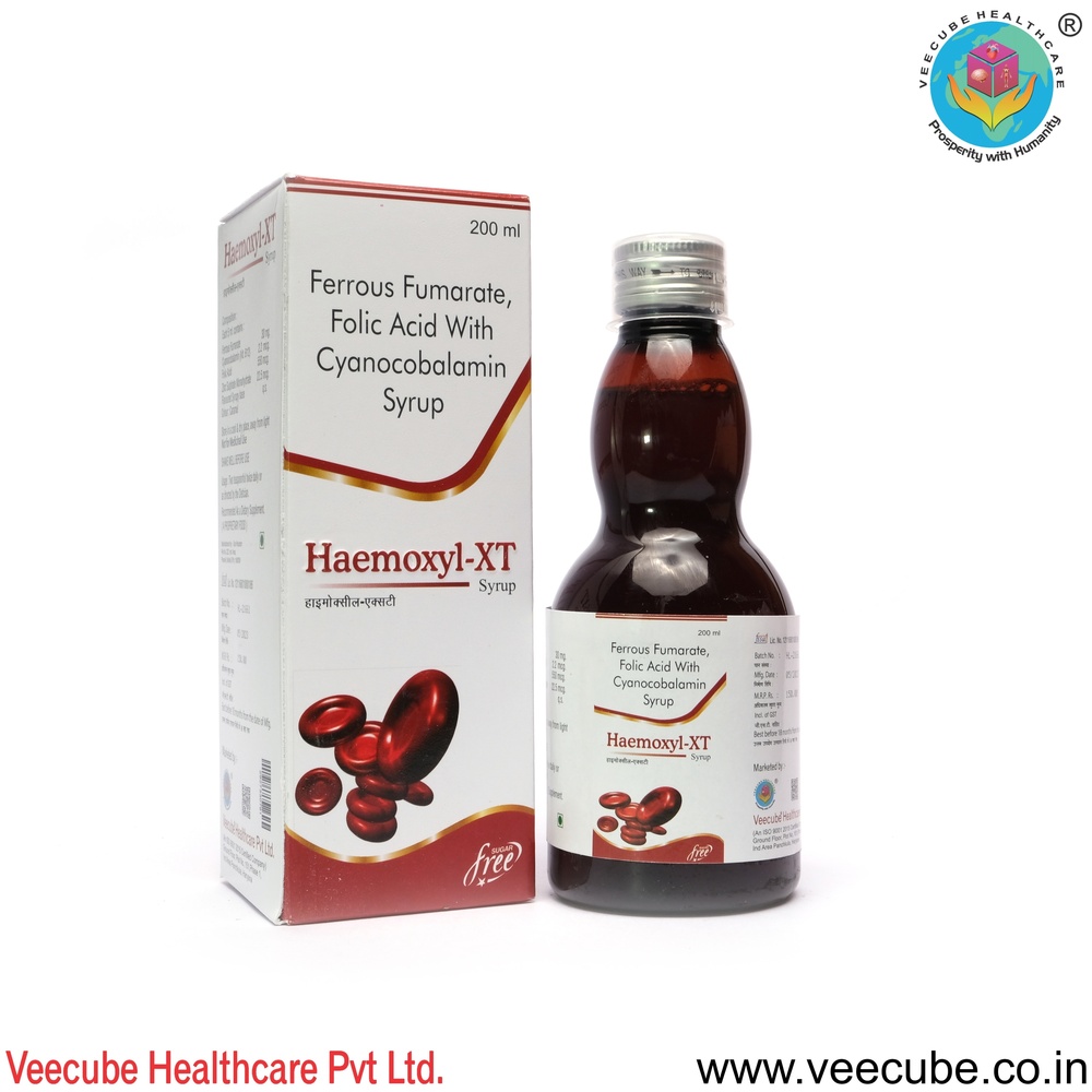 Ferrous Fumarate 30mg + Cyanocobalamin Vit B12  2.2 mcg + Folic Acid 550MCG +  Zinc sulphate 22.5mg (Sugar Free)