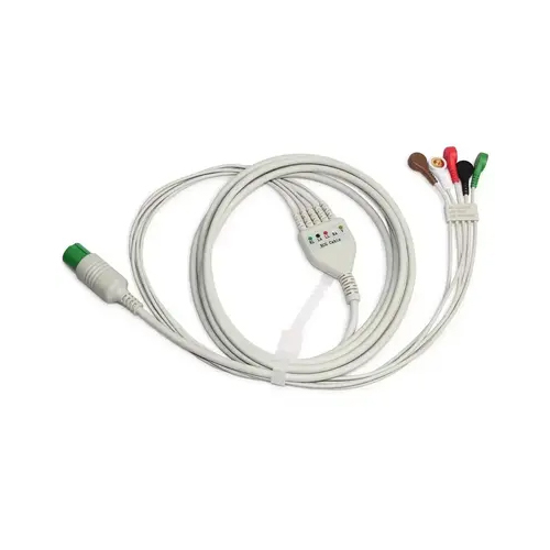 Contec Ecg 5 Lead Cable For Contec Patient Monitor Cms8000 - Color: White