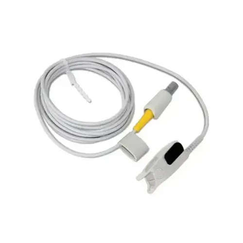 Spo2 Probe Reusable Sensor For Contec Patient Monitors - Color: White