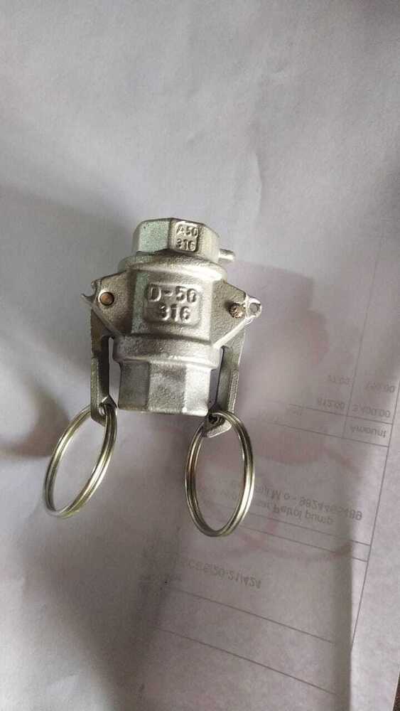 E Type Camlock Coupling - Color: Silver