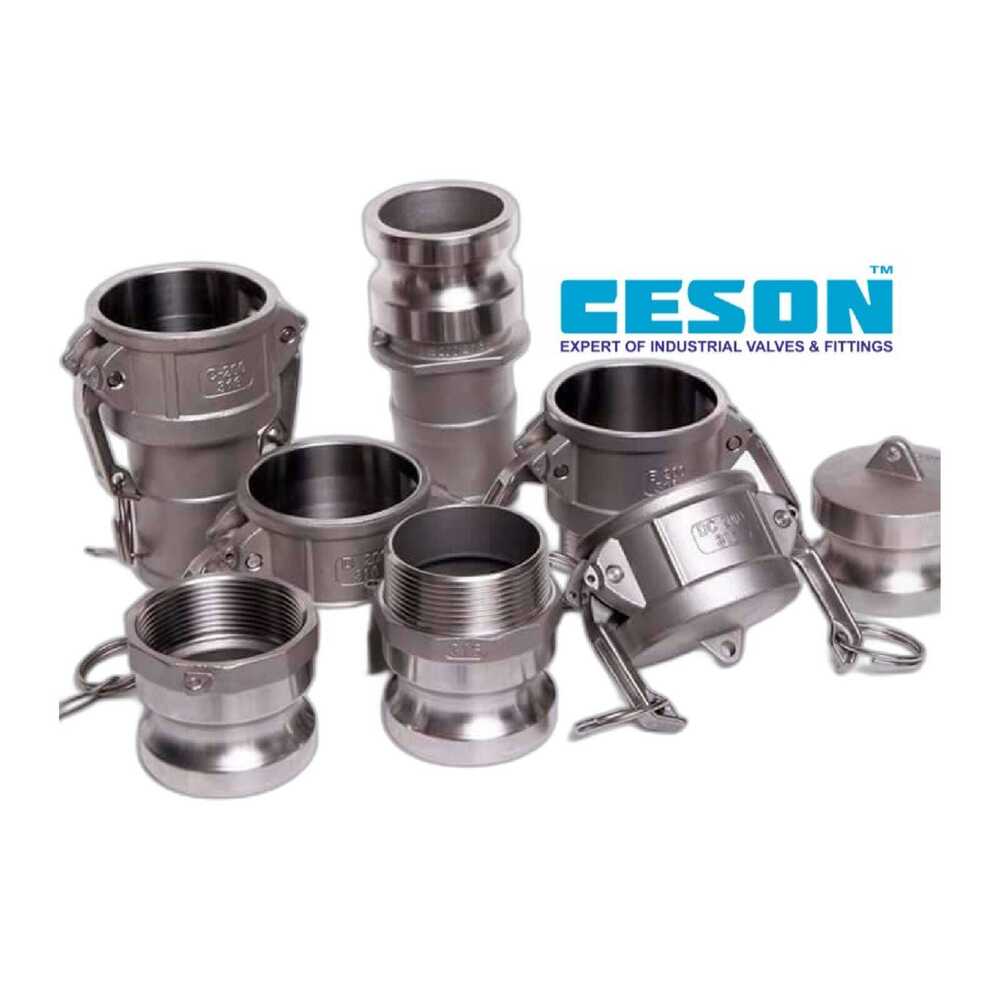 E Type Camlock Coupling - Color: Silver