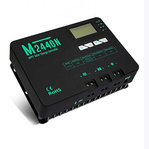 40A MPPT Solar Charge Controller - Aluminum Multiple Cell Compatibility | Automatic Switch Mode 1-2 Year Warranty