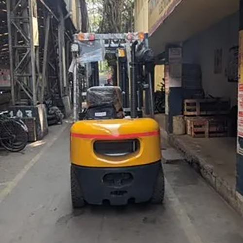 3 Ton Diesel Forklift - Max Lifting Height 3000-5000 mm, Industrial Usage in Black and Yellow - New with Warranty