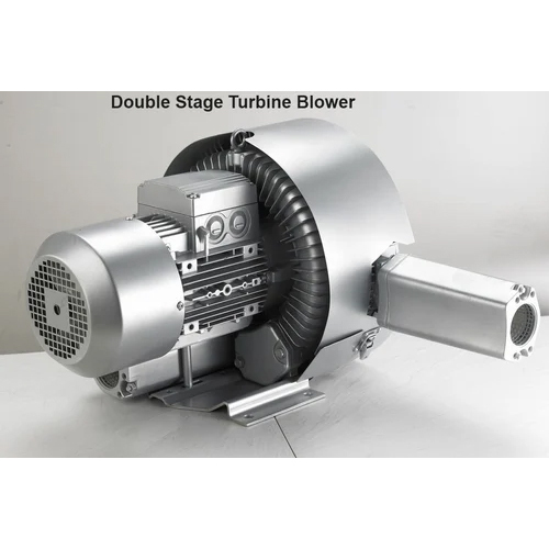 Double Stage Turbine Blower - Color: Silver
