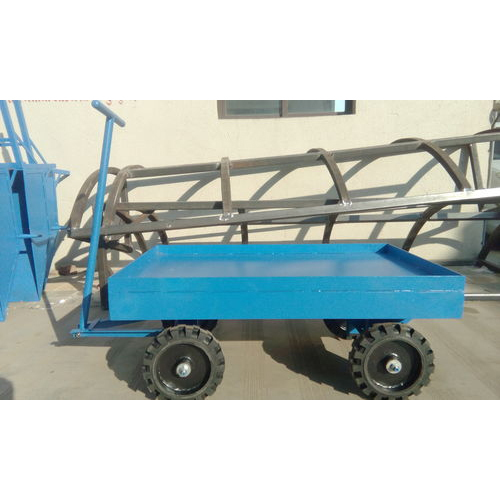 Heavy Duty Platform Trucks - 24x36 Inch Size, 1000-15000 kg Lifting Capacity | Manual Power Source, Durable New Condition