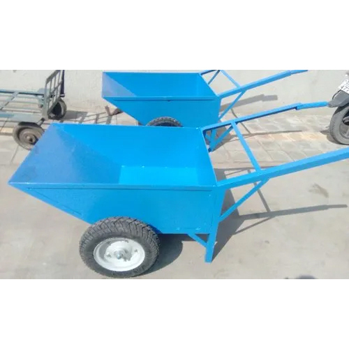 Double Wheel Barrow Trolley - Color: Blue