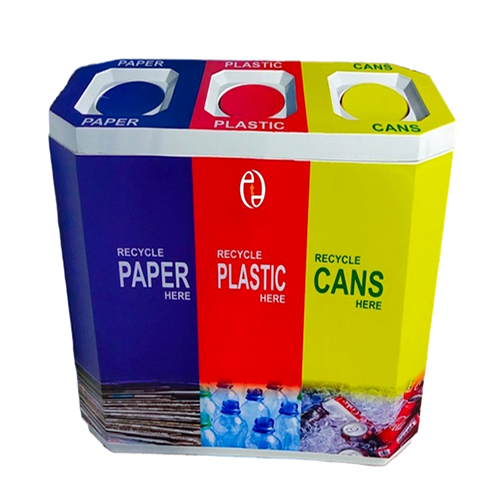 Etqsft Frp Trio Dustbin - Application: For Plastic