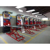 Two Wheeler Service Station Equipment