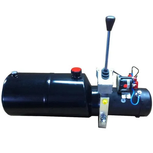 12V And 24V Mini Dc Hydraulic Power Pack - Color: Black