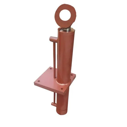 Industrial High Pressure Hydraulic Cylinder - Color: Brown