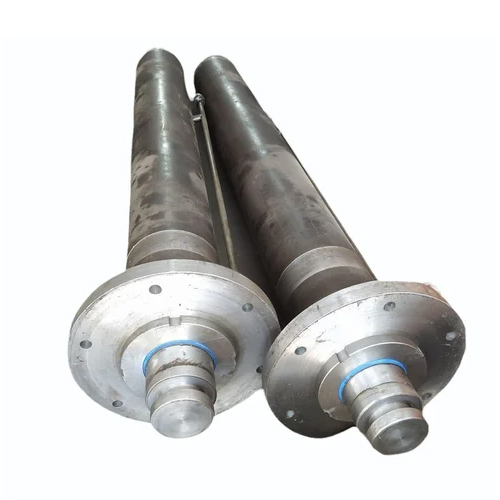 Industrial Hydraulic Press Cylinder - Color: Silver