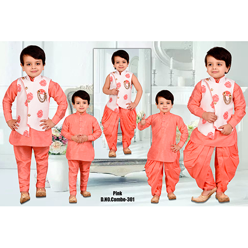 Combo 301 Boys Traditional Wear Dresses - Color: Sea Blue