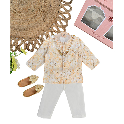Stylish Printed Indo Western Set - Age Group: Kids