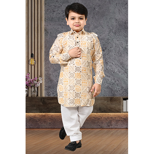 Fancy Pathani Kurta Pajama Set - Age Group: 5 -6 Years And Above