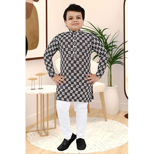 Designer Sequence Kurta Pajama For Boys - Age Group: 3 To 8 Years